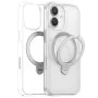 Калъф за iPhone 17 - Torras - Ostand Spin MagSafe Series - Прозрачен