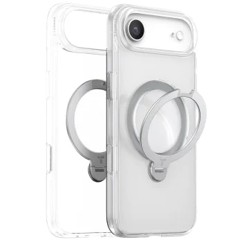 Калъф за iPhone 17 Air - Torras - Ostand Spin MagSafe Series - Прозрачен