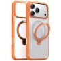 Калъф за iPhone 17 Pro - Torras - Ostand Spin MagSafe Series - Оранжев