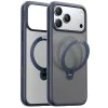 Калъф за iPhone 17 Pro Max - Torras - Ostand Spin MagSafe Series - Син