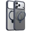 Калъф за iPhone 17 Pro Max - Torras - Ostand Spin MagSafe Series - Син