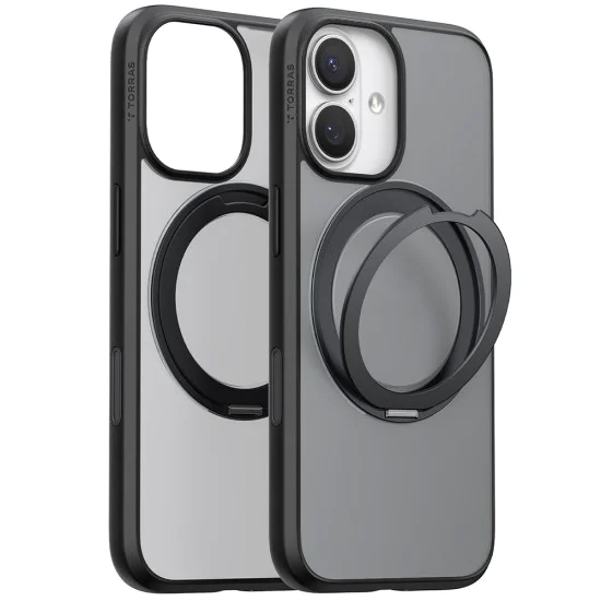 Калъф за iPhone 17 - Torras - Ostand Pro MagSafe Series - Черен