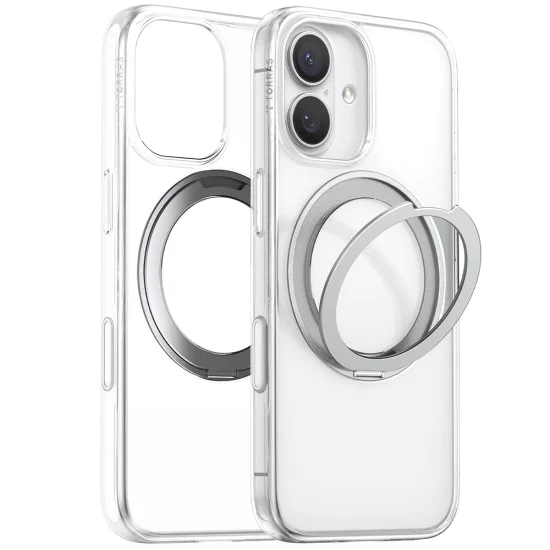 Калъф за iPhone 17 - Torras - Ostand Pro MagSafe Series - Прозрачен