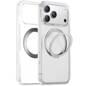 Калъф за iPhone 17 Pro Max - Torras - Ostand Pro MagSafe Series - Прозрачен