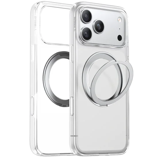 Калъф за iPhone 17 Pro Max - Torras - Ostand Pro MagSafe Series - Прозрачен