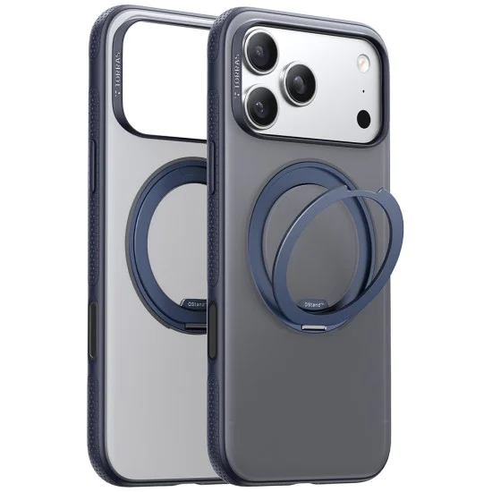 Калъф за iPhone 17 Pro Max - Torras - Ostand R Fitness Series - Син
