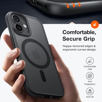 Калъф за iPhone 17 - Torras - Guardian Magnetic Series - Черен