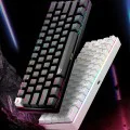 Havit - Геймърска клавиатура (KB903L) - USB-C, с RGB светлини, 1.8 м, 200 мА - Синя / Бяла