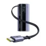 Външна батерия EnerGeek GR11 (E0027B01) - Baseus - с прибиращ се USB-C кабел, 20000mAh, 145W - Сиво