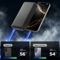 Spigen - Power Bank (EA3020) - Бързо зареждане, USB, 2x Type-C, Тънък дизайн, Quantum Boost, 20000mAh, 30W - Черен