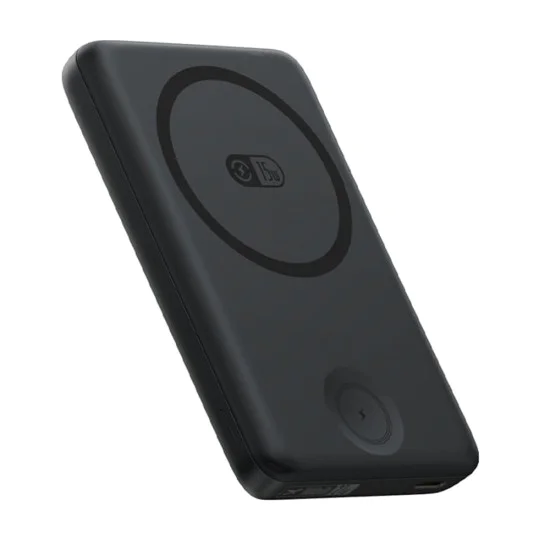 Магнитна външна батерия EnerFill FT11 (P1008210G123-00) - Baseus - за Apple Watch/iPhone, 10000mAh, 27W - Космическо черно