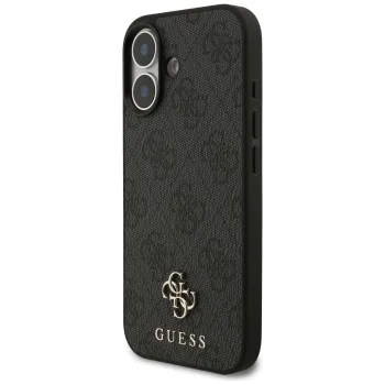Калъф за iPhone 17 - Guess - 4G Small and Classic Logo MagSafe (GUHMP17SP4SM4MK) - Черен