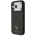 Калъф за iPhone 17 Pro – с MagSafe – Guess (GUHMP17LP4SM4MK) 4G Small and Classic Logo – Черен