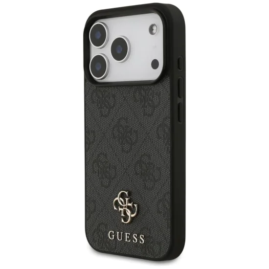Калъф за iPhone 17 Pro – с MagSafe – Guess (GUHMP17LP4SM4MK) 4G Small and Classic Logo – Черен