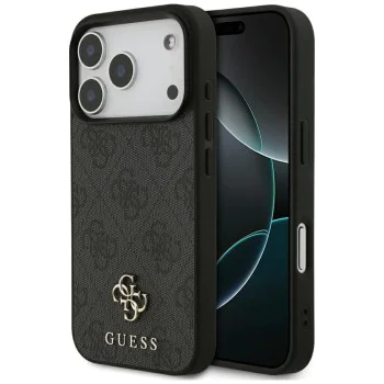 Калъф за iPhone 17 Pro – с MagSafe – Guess (GUHMP17LP4SM4MK) 4G Small and Classic Logo – Черен