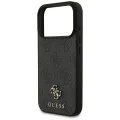 Калъф за iPhone 17 Pro – с MagSafe – Guess (GUHMP17LP4SM4MK) 4G Small and Classic Logo – Черен
