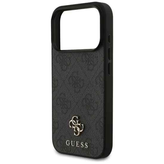 Калъф за iPhone 17 Pro – с MagSafe – Guess (GUHMP17LP4SM4MK) 4G Small and Classic Logo – Черен