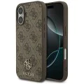 Калъф за iPhone 17 – с MagSafe – Guess (GUHMP17SP4SM4MW) 4G Small and Classic Logo – Кафяв