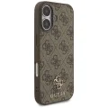 Калъф за iPhone 17 – с MagSafe – Guess (GUHMP17SP4SM4MW) 4G Small and Classic Logo – Кафяв