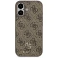 Калъф за iPhone 17 – с MagSafe – Guess (GUHMP17SP4SM4MW) 4G Small and Classic Logo – Кафяв
