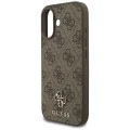 Калъф за iPhone 17 – с MagSafe – Guess (GUHMP17SP4SM4MW) 4G Small and Classic Logo – Кафяв