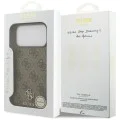 Калъф за iPhone 17 Pro Max – с MagSafe – Guess (GUHMP17XP4SM4MW) 4G Small and Classic Logo – Кафяв