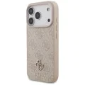 Калъф за iPhone 17 Pro – с MagSafe – Guess (GUHMP17LP4SM4MP) 4G Small and Classic Logo – Розов