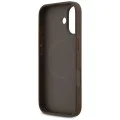 Калъф за iPhone 17 - Guess - Hardcase 4G Printed Stripes MagSafe (GUHMP17SP4RPSW) - Кафяв