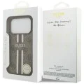 Калъф за iPhone 17 Pro - Guess - Hardcase 4G Printed Stripes MagSafe (GUHMP17LP4RPSW) - Кафяв