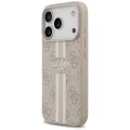 Калъф за iPhone 17 Pro – с MagSafe – Guess (GUHMP17LP4RPSP) Hardcase 4G Printed Stripes – Розов
