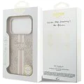 Калъф за iPhone 17 Pro – с MagSafe – Guess (GUHMP17LP4RPSP) Hardcase 4G Printed Stripes – Розов