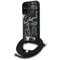 Калъф за iPhone 16 - Karl Lagerfeld - Saffiano MagSafe Crossbody (KLHCP16SPGGRMPCK) - Черен