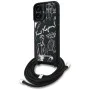 Калъф за iPhone 16 - Karl Lagerfeld - Saffiano MagSafe Crossbody (KLHCP16SPGGRMPCK) - Черен