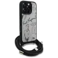 Калъф за iPhone 16 Pro - Karl Lagerfeld - Saffiano MagSafe Crossbody (KLHCP16LPGGRMPCG) - Сив