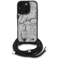 Калъф за iPhone 16 Pro Max - Karl Lagerfeld - Saffiano MagSafe Crossbody (KLHCP16XPGGRMPCG) - Сив