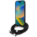 Калъф за iPhone 16 Pro Max - Karl Lagerfeld - Saffiano MagSafe Crossbody (KLHCP16XPGGRMPCG) - Сив