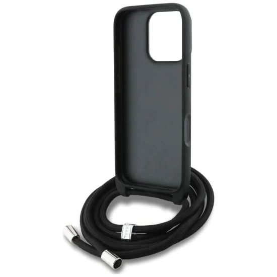 Калъф за iPhone 16 Pro Max - Karl Lagerfeld - Saffiano MagSafe Crossbody (KLHCP16XPGGRMPCG) - Сив