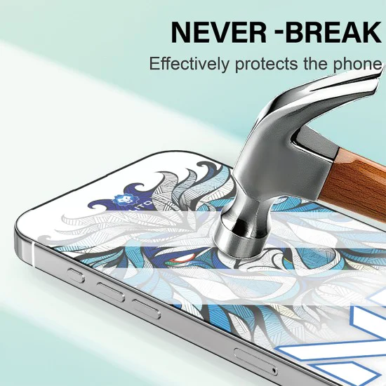 Протектор за iPhone 17 / iPhone 16 Pro - Lito - NB Протектор за екран - Черен