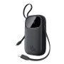 Външна батерия EnerFill FC31 Qpow 3 (E0028D00) - Baseus - USB-C/Lightning кабели, 20000mAh, 45W - Космическо черно