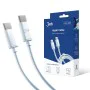 3mk - Кабел за данни Hyper - USB-C към USB-C, 100W, 5A, 2m - Бял