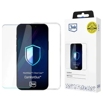 Протектор за Samsung Galaxy S25 Ultra - 3mk - [Пакет] ComfortDuo Glass + Case - Прозрачен