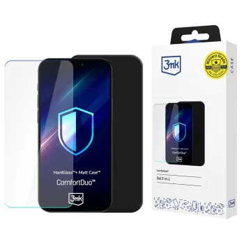 Комплект за Samsung Galaxy S26 - [Pack] ComfortDuo Glass + Matt Case - 3mk - Черен