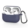 Калъф за AirPods Pro 3, гладък ултратънък материал - Techsuit - силиконов калъф - Тъмно Син