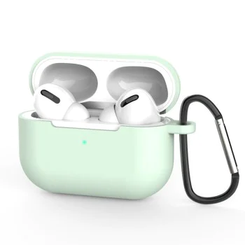 Калъф за AirPods Pro 3, гладък ултратънък материал - Techsuit - силиконов калъф - ментово Зелен