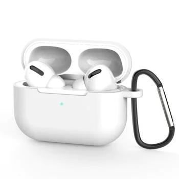 Калъф за AirPods Pro 3, гладък ултратънък материал - Techsuit - силиконов калъф - бял