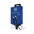 3mk - Кабел за данни Hyper - UBS-C към USB-C, 100W, 5A, 1.2 м - Черен