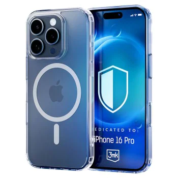 Калъф за iPhone 16 Pro - 3mk - MagCase - Прозрачен