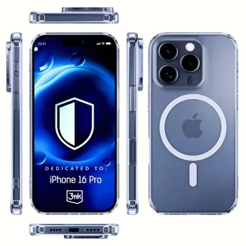 Калъф за iPhone 16 Pro - 3mk - MagCase - Прозрачен