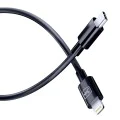 3mk - Кабел за данни Hyper - USB-C към Lightning, 20W, 5A, 1.2 м - Черен