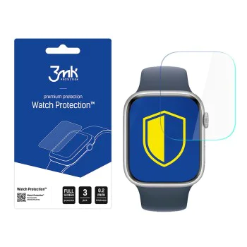 Защитно фолио за Apple Watch 11 (46mm) - 3mk Watch Protection ARC (3 броя) - Прозрачно